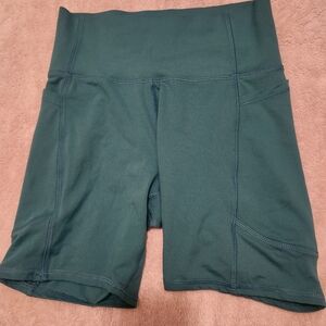 NWOT Ladies Blue Athletic Shorts Small